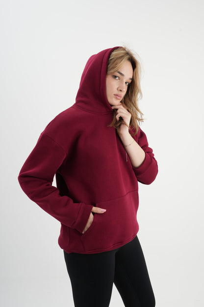 Los Turkos Crew Hoodie - Bordo