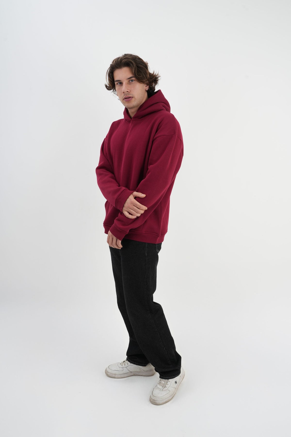 Los Turkos Crew Hoodie - Bordo