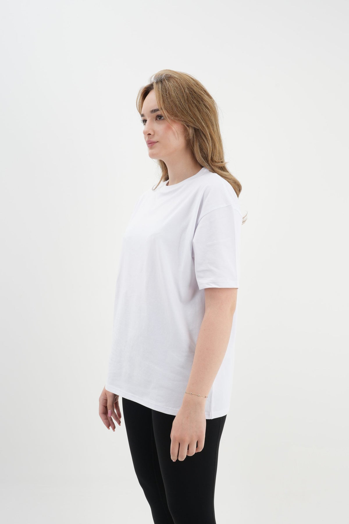 Los Turkos Crew Oversize Tişört - Beyaz