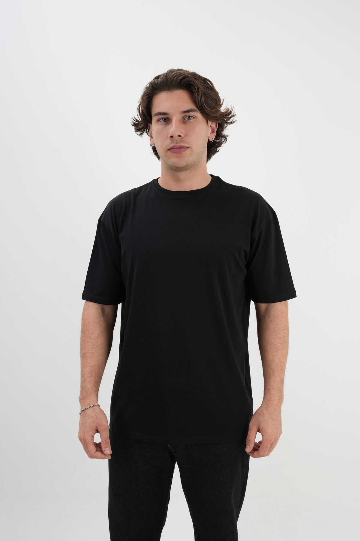 Los Turkos Crew Oversize Tişört - Siyah