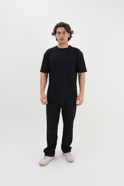 Los Turkos Crew Oversize Tişört - Siyah