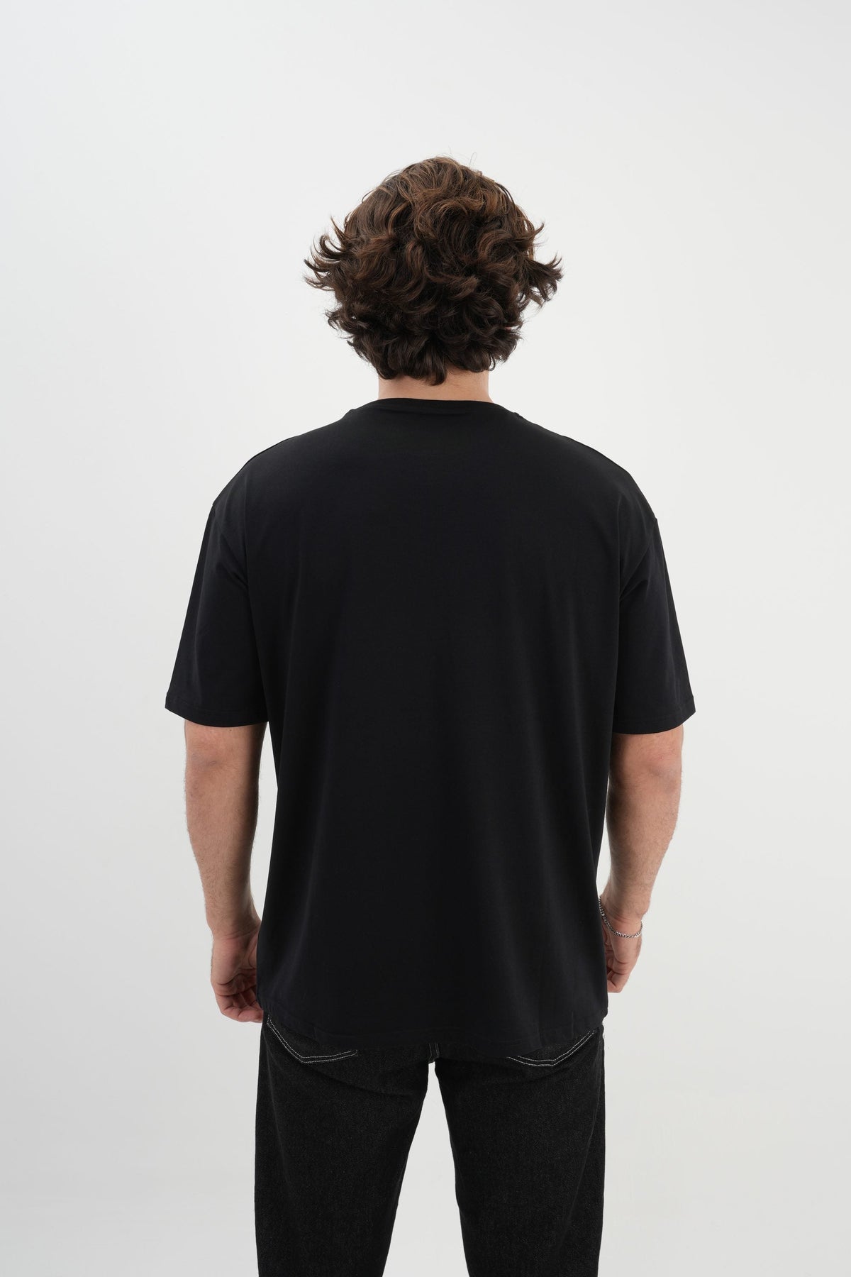 Los Turkos Crew Oversize Tişört - Siyah
