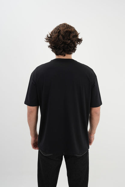Los Turkos Crew Oversize Tişört - Siyah