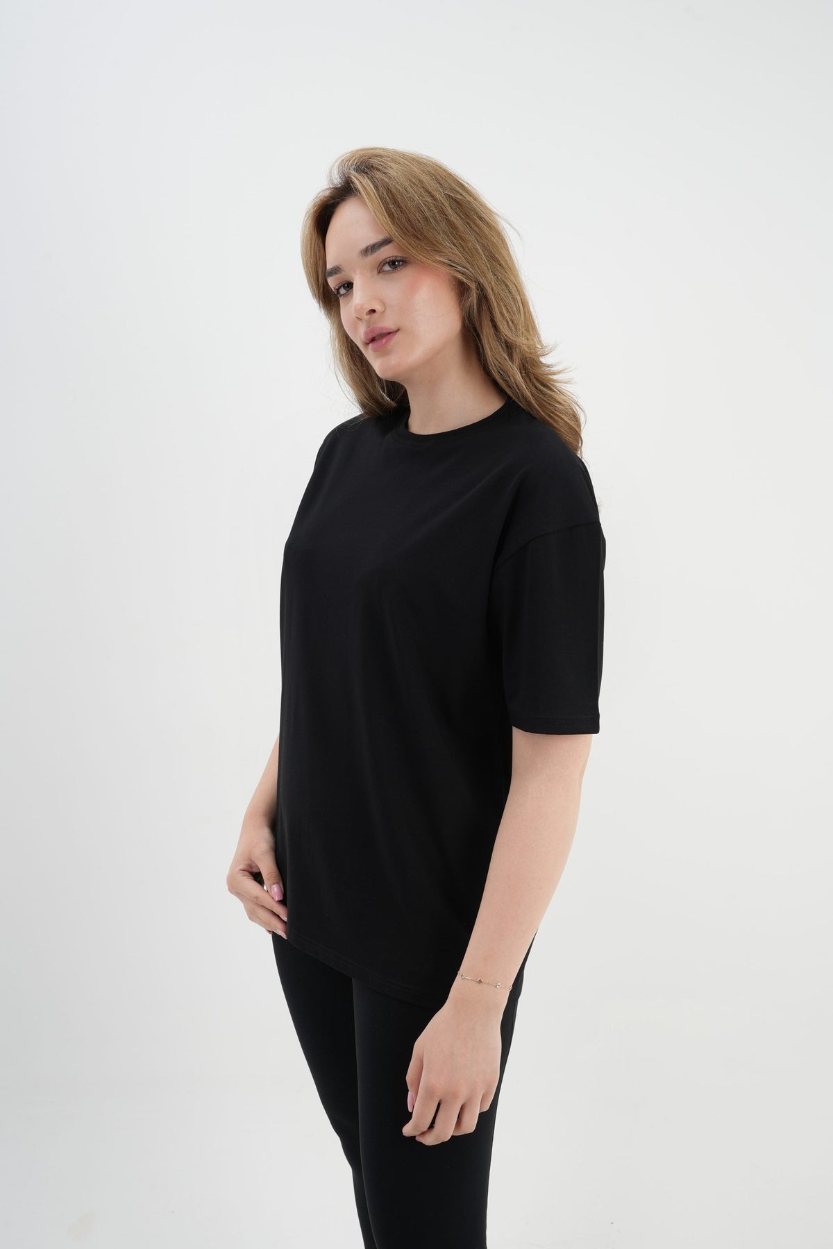 Los Turkos Crew Oversize Tişört - Siyah