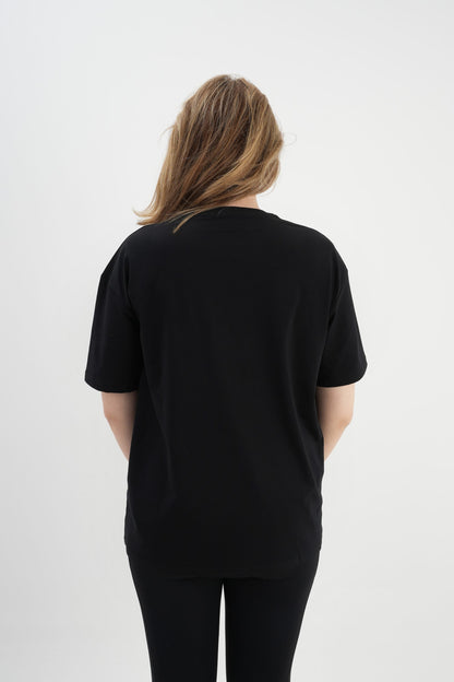 Los Turkos Crew Oversize Tişört - Siyah