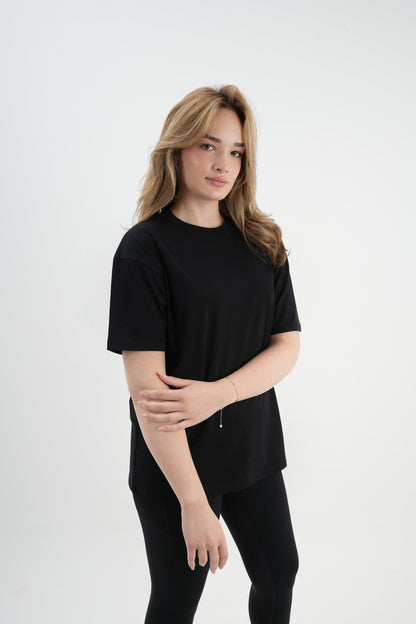Los Turkos Crew Oversize Tişört - Siyah