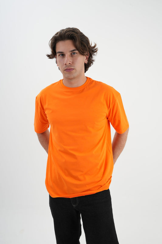 Los Turkos Crew Oversize Tişört - Turuncu