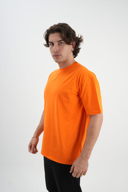 Los Turkos Crew Oversize Tişört - Turuncu