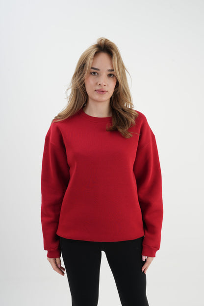Los Turkos Crew Sweatshirt - Kırmızı