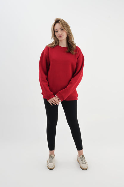 Los Turkos Crew Sweatshirt - Kırmızı