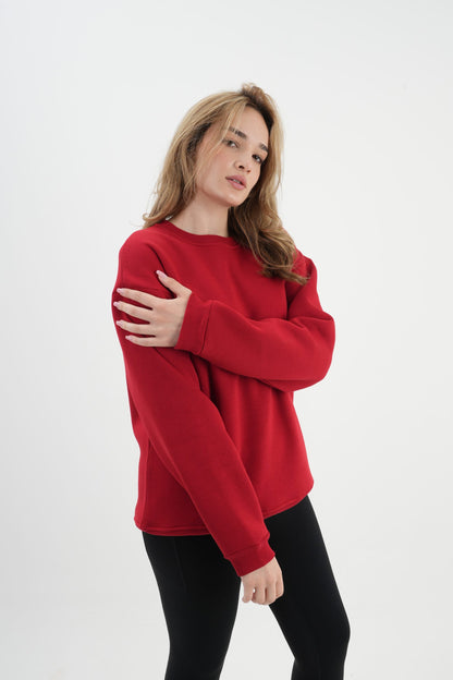 Los Turkos Crew Sweatshirt - Kırmızı