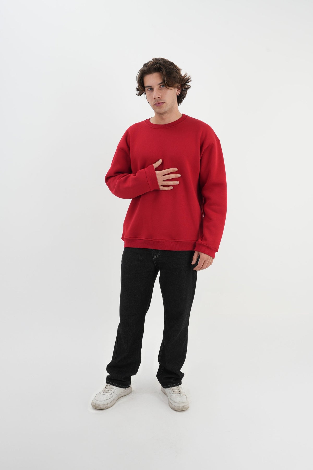 Los Turkos Crew Sweatshirt - Kırmızı