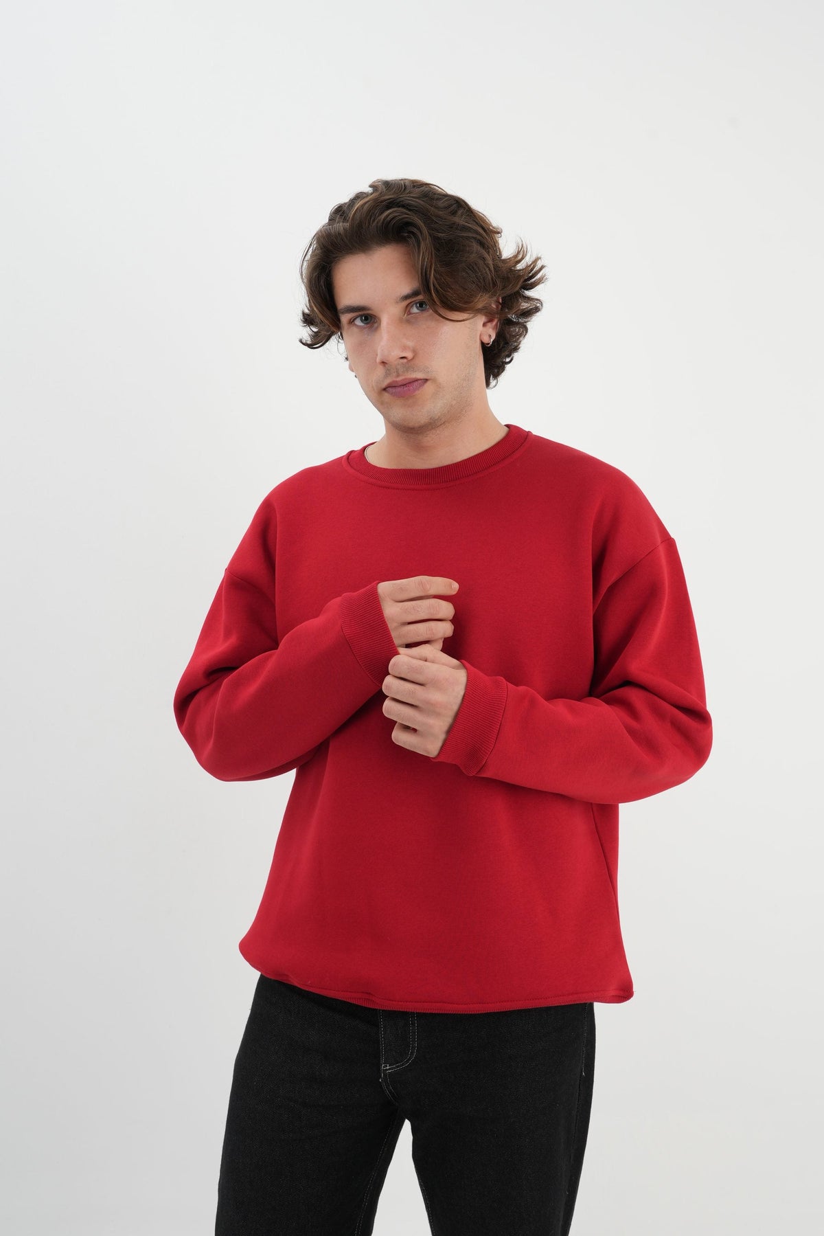 Los Turkos Crew Sweatshirt - Kırmızı