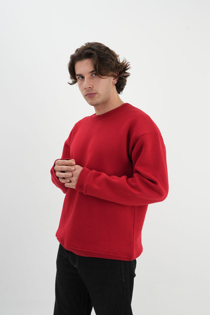 Los Turkos Crew Sweatshirt - Kırmızı