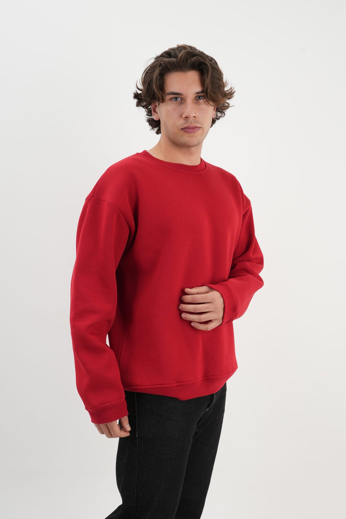 Los Turkos Crew Sweatshirt - Kırmızı