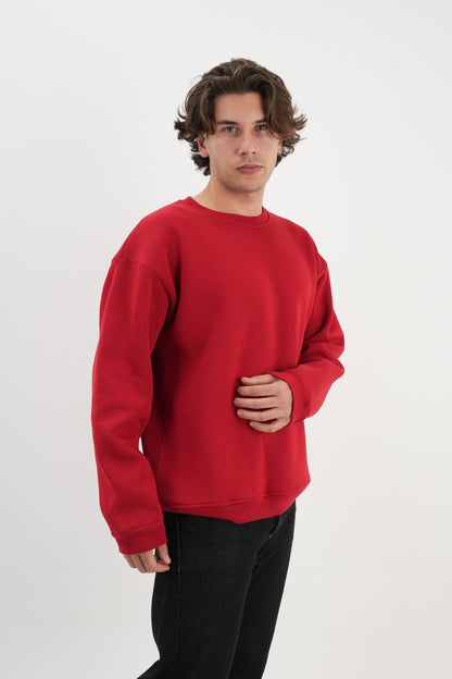 Los Turkos Crew Sweatshirt - Kırmızı