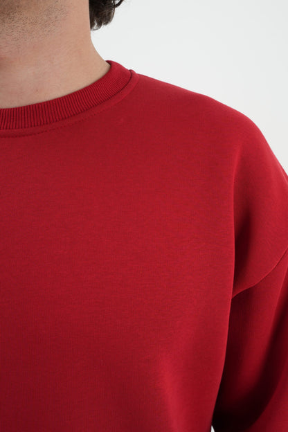 Los Turkos Crew Sweatshirt - Kırmızı